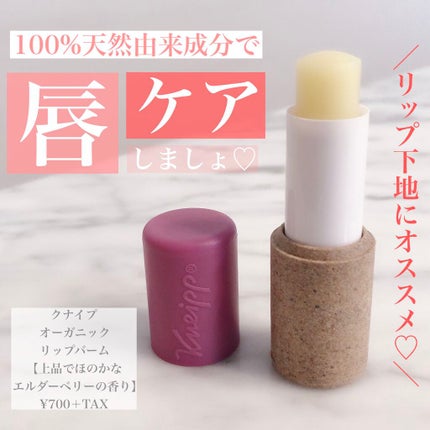 オーガニック リップバーム エルダーベリーの香り/クナイプ/リップケアを使ったクチコミ(1枚目)