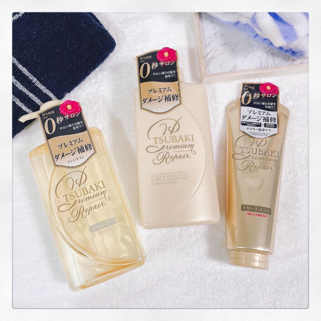 プレミアムリペア シャンプー/ヘアコンディショナー/TSUBAKI/市販シャンプーを使ったクチコミ(1枚目)