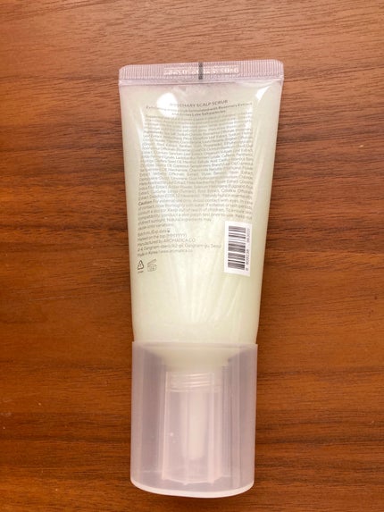 ローズマリー スカルプ スクラブ/AROMATICA/ヘッドスクラブを使ったクチコミ(2枚目)