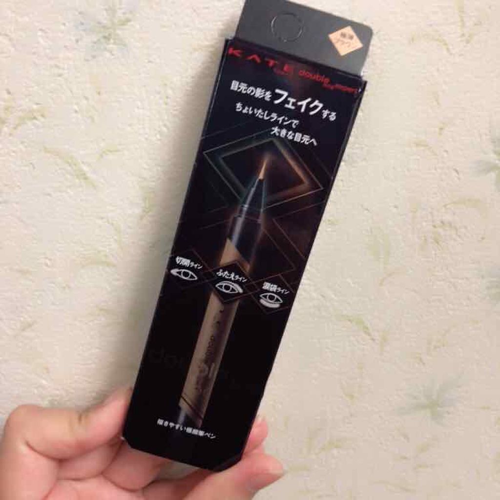 ダブルラインフェイカー/KATE/リキッドアイライナーを使ったクチコミ(1枚目)