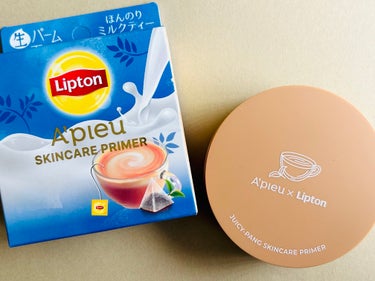 A’pieu ジューシーパン スキンケアプライマーのクチコミ「A'pieu Japan様𓂃

A'pieu ×Lipton
ジューシーパン スキンケアプライ.....」（3枚目）