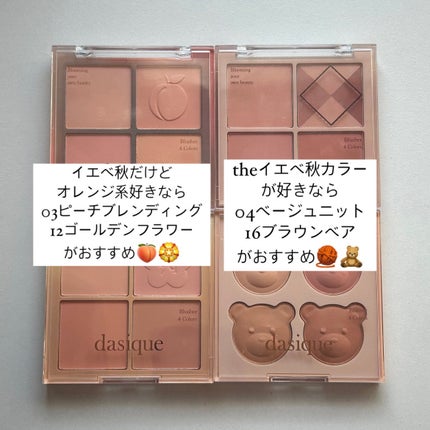 ブレンディングムードチーク/dasique/パウダーチークを使ったクチコミ(7枚目)