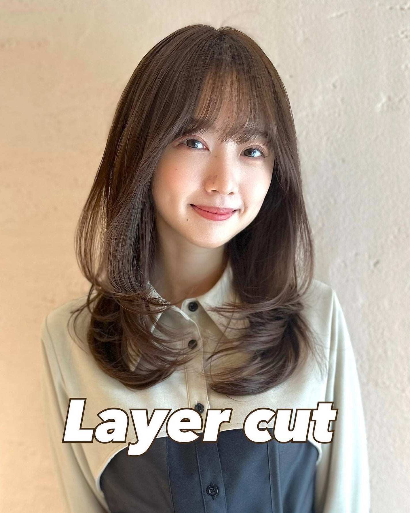 HARUNA on LIPS 「低めの柔らかいレイヤーカット🌸☺️ワンカールでお上品な低めレイ..」(2枚目)
