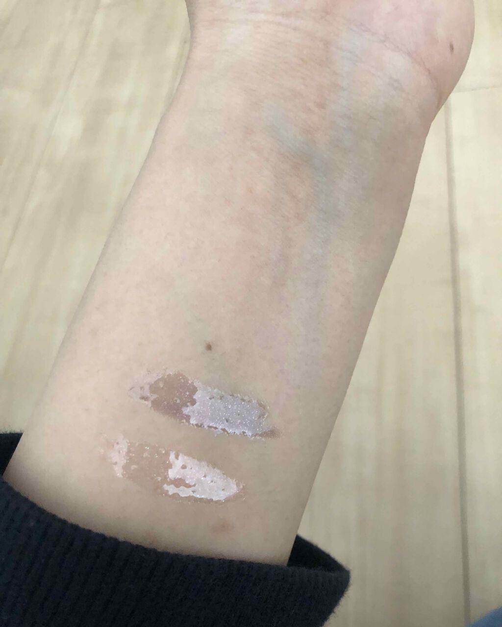 LIP38℃ +UnFrame<ホログラフィック>/UZU BY FLOWFUSHI/リップグロスを使ったクチコミ(2枚目)