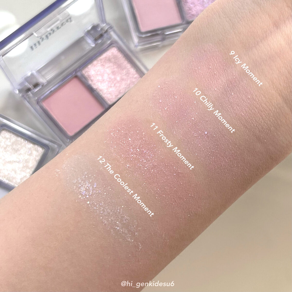 Little Bitty Moment Shadow/lilybyred/アイシャドウパレットを使ったクチコミ（3枚目）