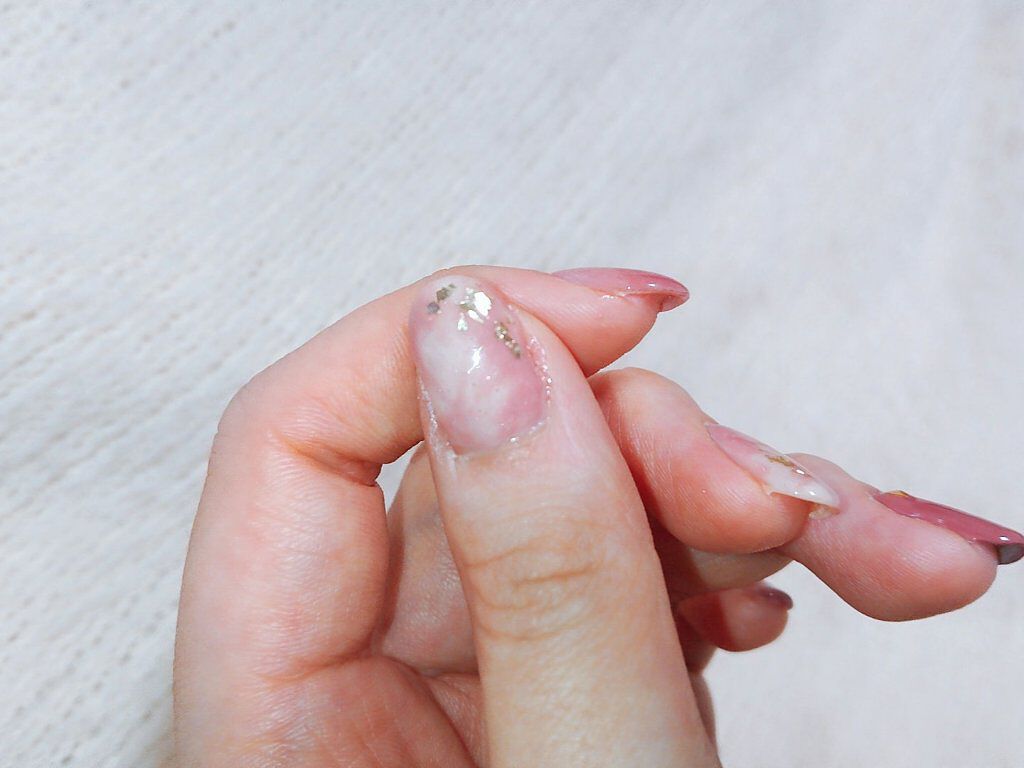 ジーニッシュ No.35 MELLOW メロウ/ジーニッシュマニキュア/マニキュアを使ったクチコミ（2枚目）