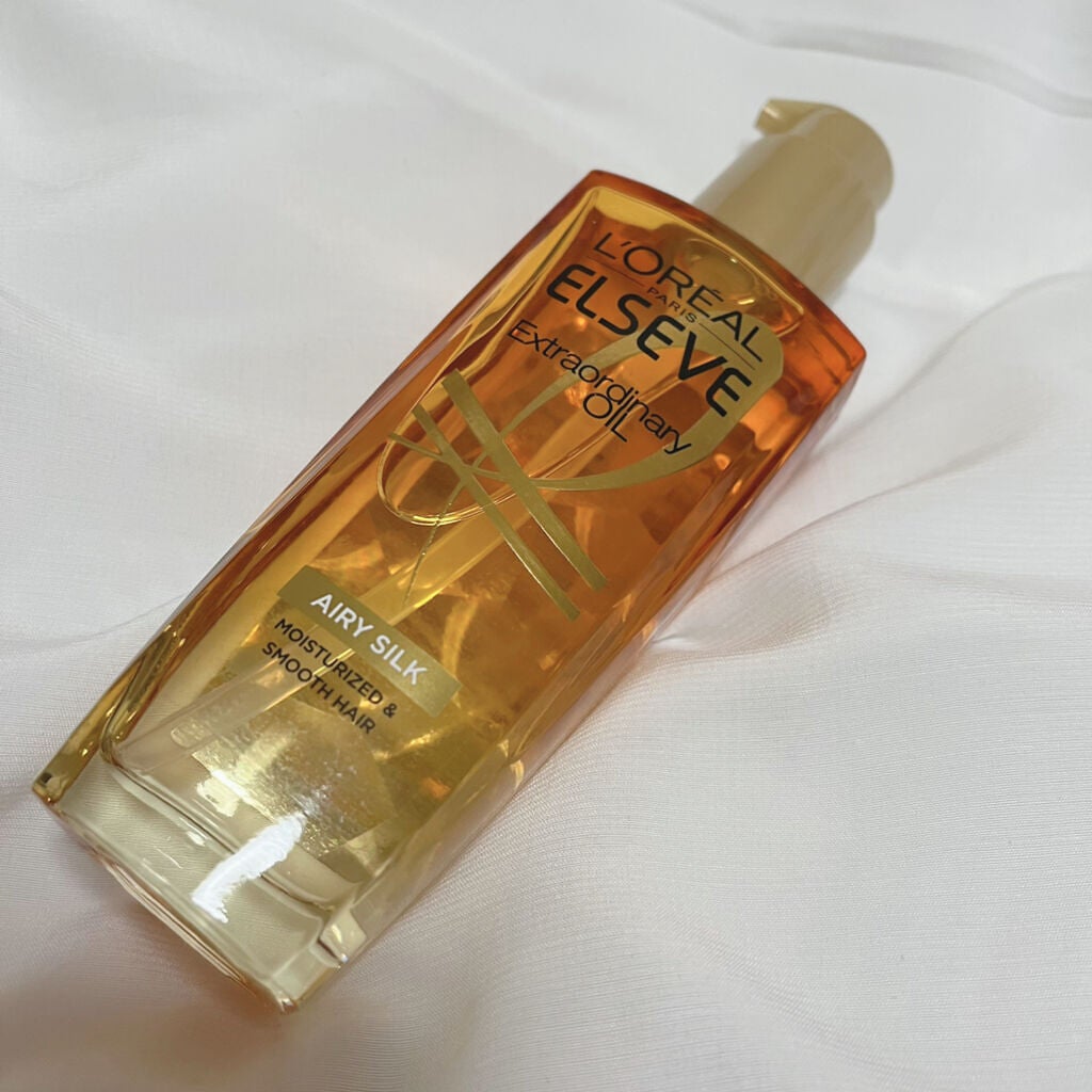 ロレアル パリ エクストラオーディナリー オイル エアリー シルク/ロレアル パリ/ヘアオイルを使ったクチコミ(4枚目)