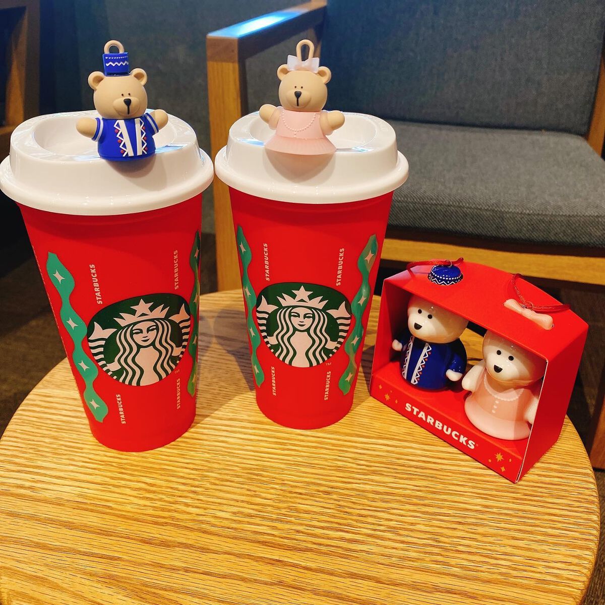 ホリデー2022リユーザブルカップ専用ドリンクホールキャップベアリスタ/ドリンクを使ったクチコミ(6枚目)