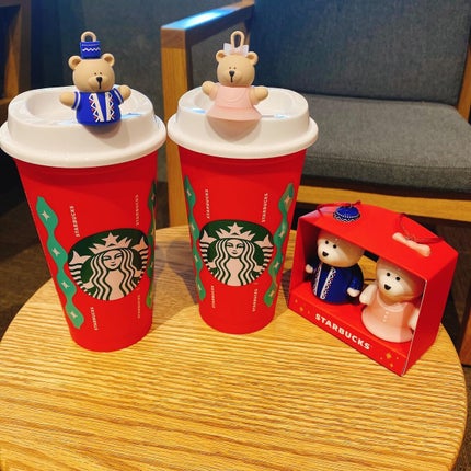 ホリデー2022リユーザブルカップ専用ドリンクホールキャップベアリスタ/ドリンクを使ったクチコミ(6枚目)