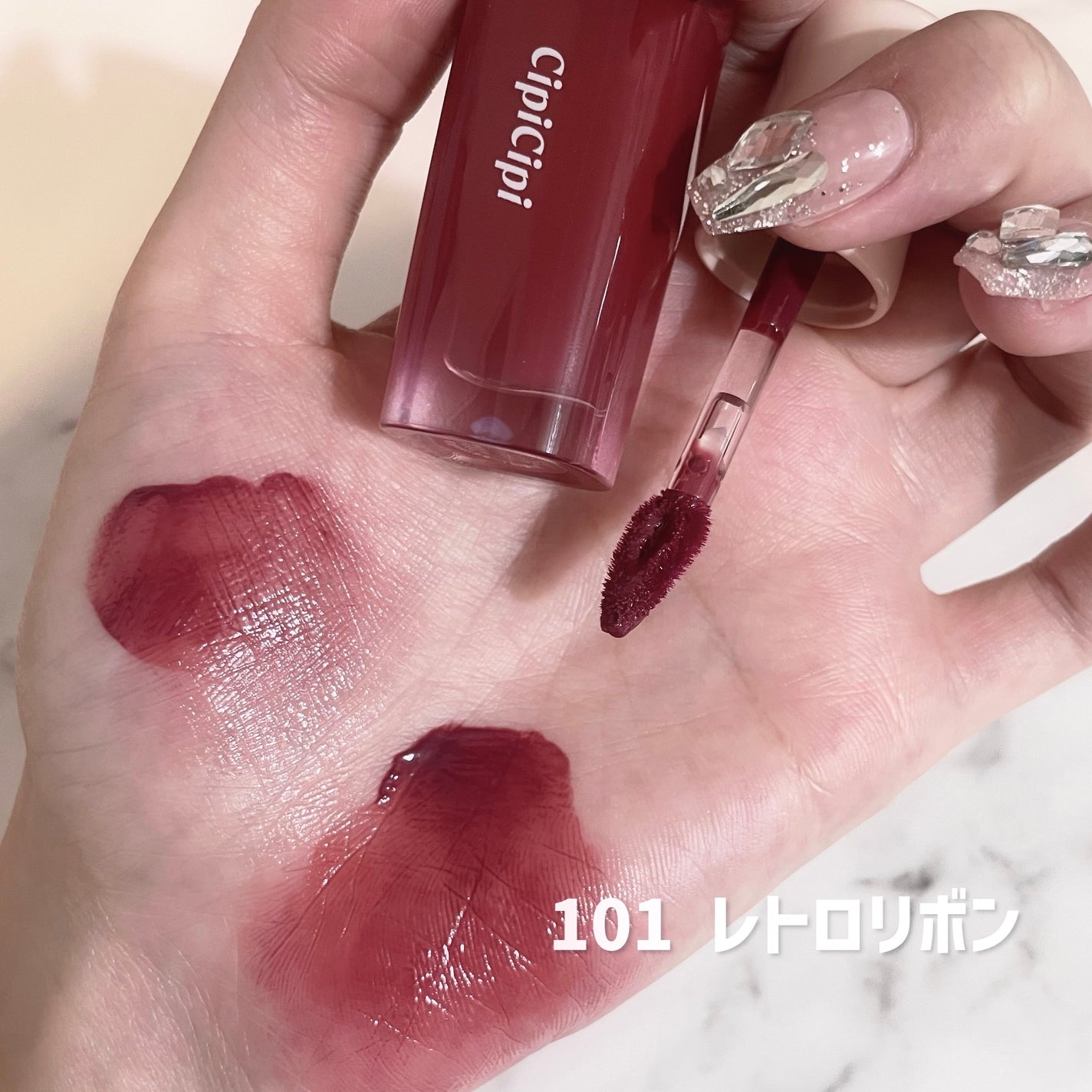 デューイフィルムティント/CipiCipi/リップティントを使ったクチコミ(4枚目)