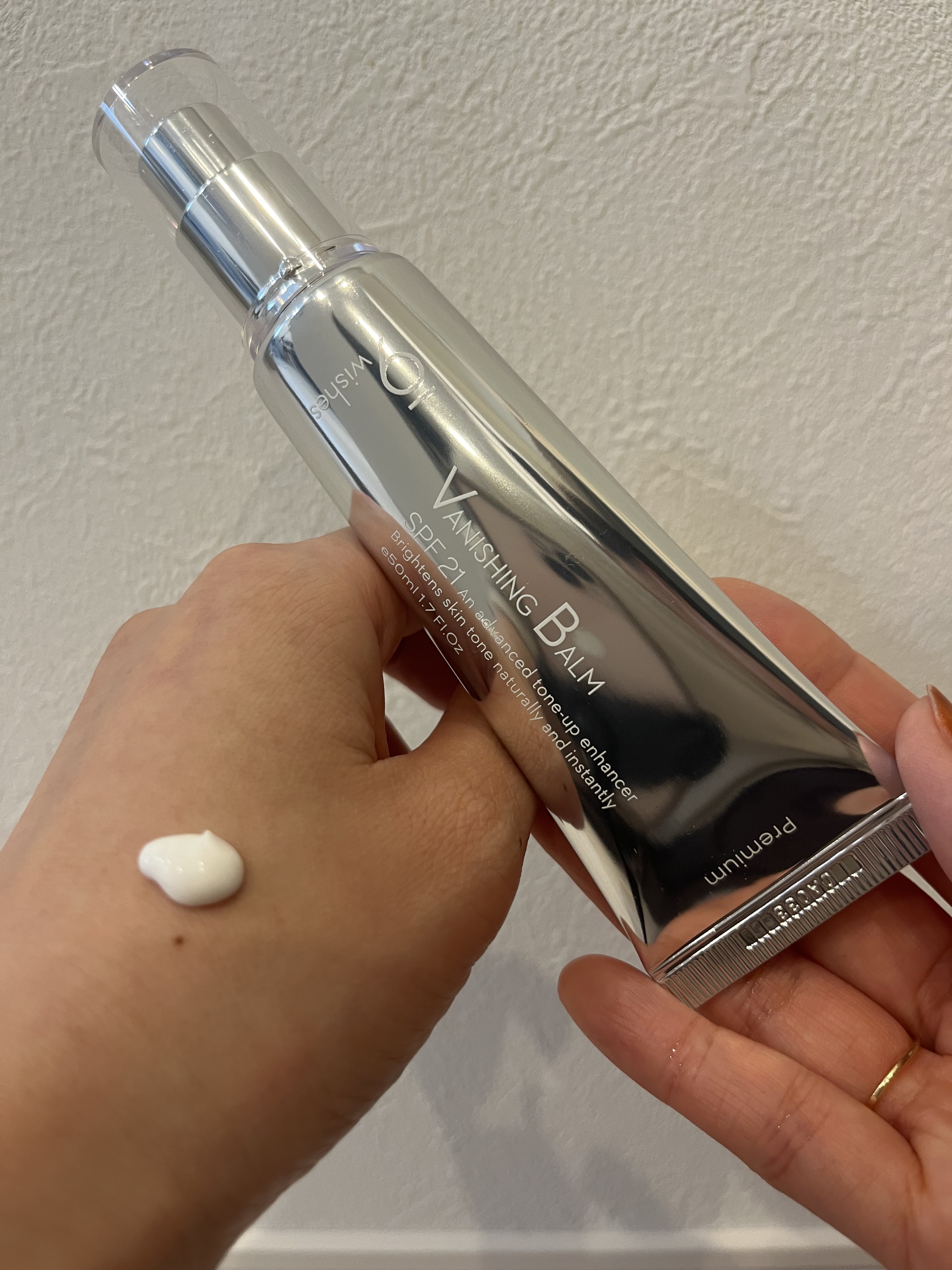バニシングバーム プレミアム トーンアップ SPF21/9Wishes/化粧下地を使ったクチコミ（1枚目）