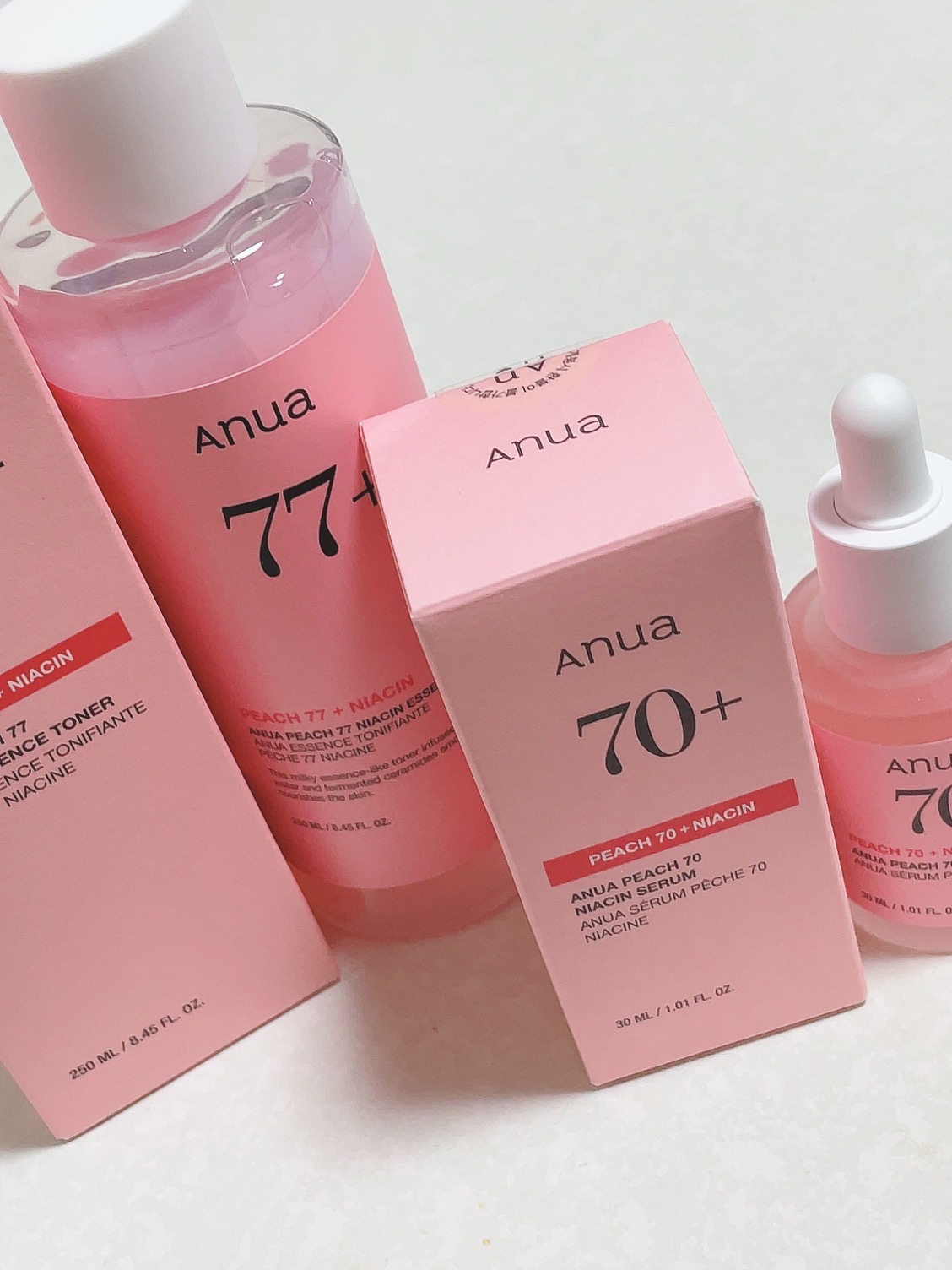 桃70%ナイアシンセラム/Anua/美容液を使ったクチコミ（1枚目）