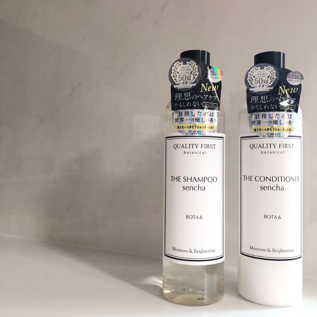 ボタアンド ザ シャンプー <sencha>/クオリティファースト/市販シャンプーを使ったクチコミ（1枚目）