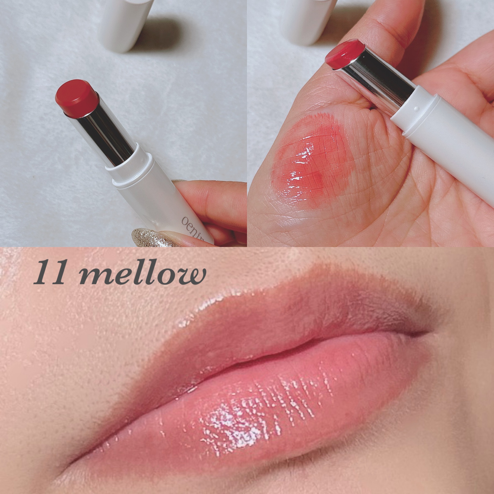 アワーグロウリップ/oenir/口紅を使ったクチコミ（3枚目）