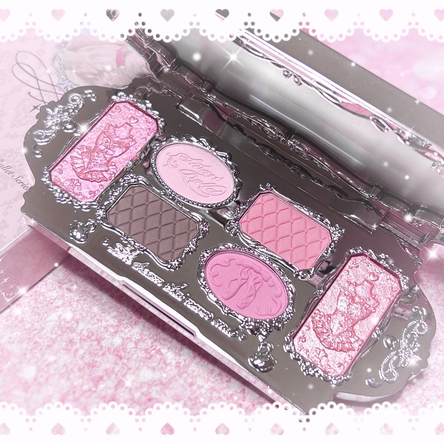 フラワーノーズスワンバレエシリーズ アイシャドウパレット/FlowerKnows/アイシャドウパレットを使ったクチコミ(3枚目)