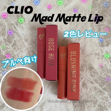 マッド マット ステイン リップ 04 ROSE HAZE/CLIO/口紅を使ったクチコミ（1枚目）