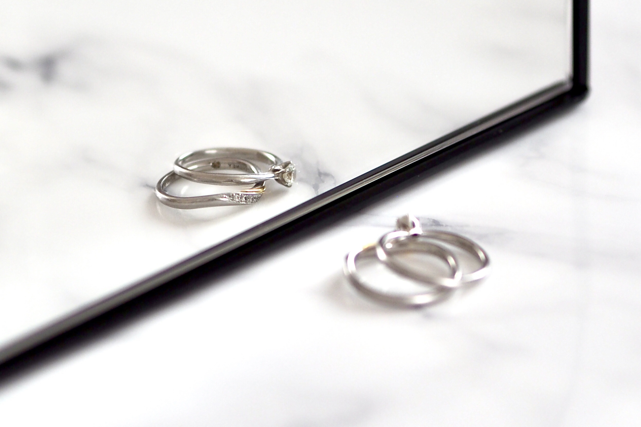 リアルックミラー 通常サイズ ブラック/ロージーローザ/その他化粧小物を使ったクチコミ（3枚目）