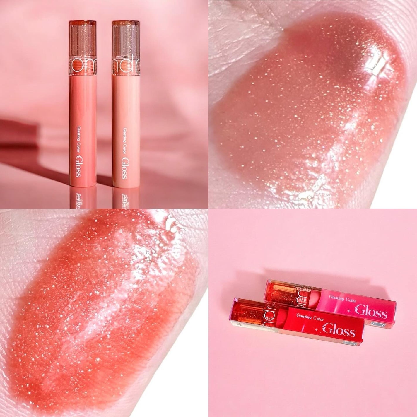 グラスティングカラーグロス/rom&nd/リップグロスを使ったクチコミ(1枚目)