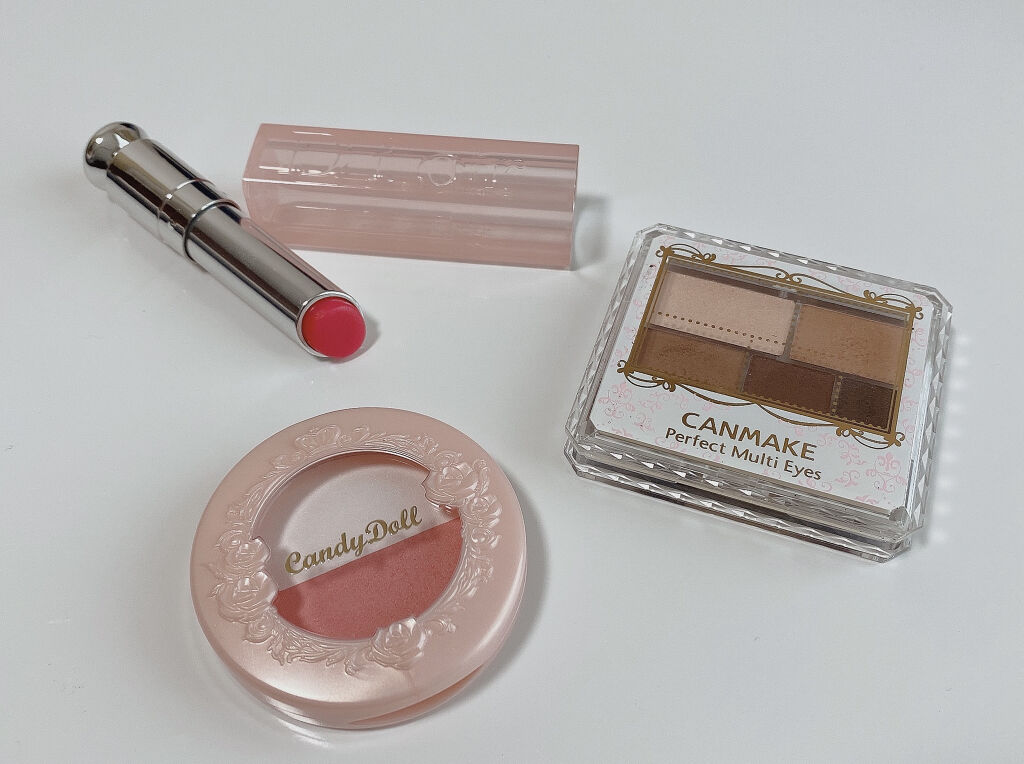 チークカラーデュオ/CandyDoll/パウダーチークを使ったクチコミ（1枚目）