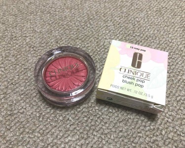 CLINIQUE チークポップ
【13 ROSY POP】

これもハワイでの購入品😳
アメリカブランドだから日本で買うより1000円くらい安く買えるよ🥰

可愛くてずっと欲しかったチーク！
ずっと使っ