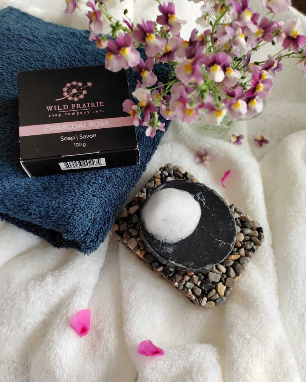 石けんチャコールローザ/Wild Prairie Soap/洗顔石鹸を使ったクチコミ(1枚目)