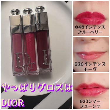 ディオール アディクト リップ マキシマイザー 040インテンス ブルーベリー/Dior/リップグロスを使ったクチコミ（1枚目）