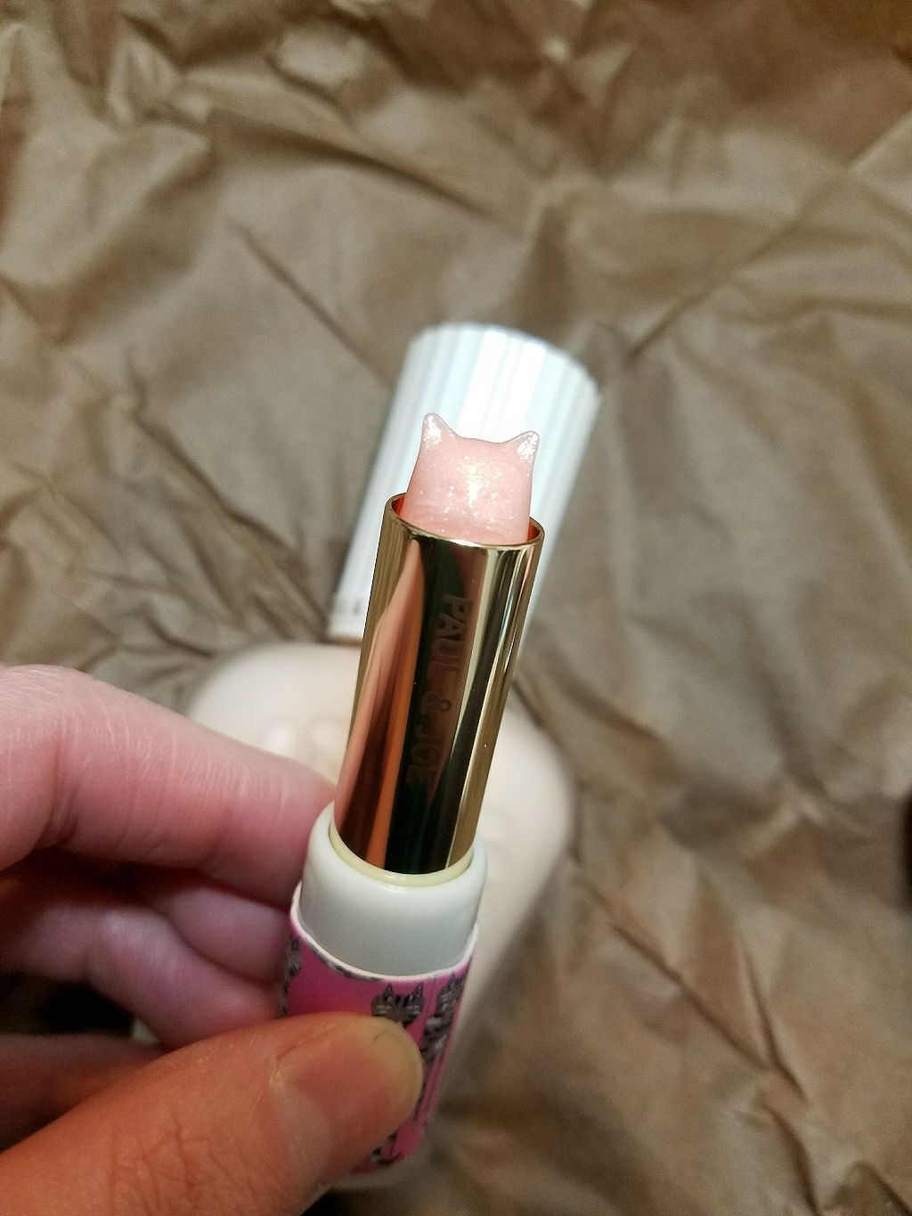 リップスティック スクレドール/PAUL & JOE BEAUTE/リップクリームを使ったクチコミ（3枚目）