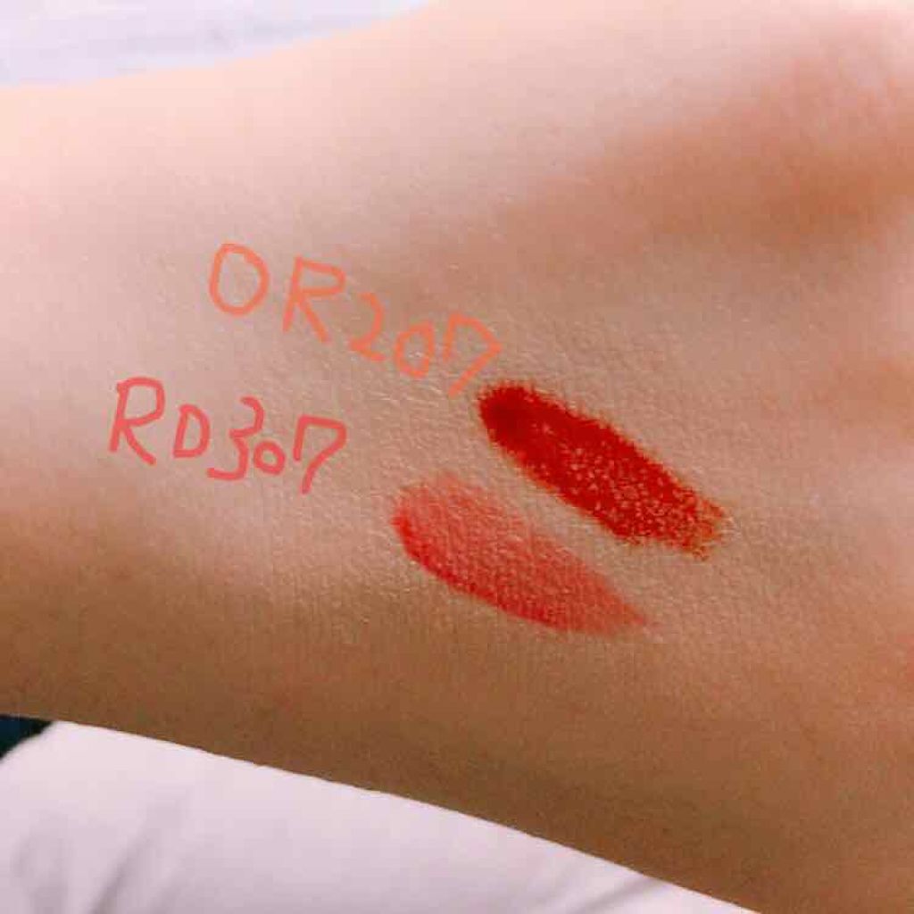 ディアダーリン ウォータージェルティント (アイスティント)/ETUDE/口紅を使ったクチコミ(3枚目)