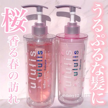 ウォーターコンク モイスト シャンプー（桜ver.)/ヘアトリートメント(桜ver.)/ululis/シャンプー・コンディショナーを使ったクチコミ（1枚目）