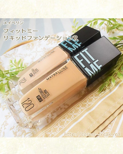 フィットミー リキッドファンデーション R/MAYBELLINE NEW YORK/リキッドファンデーションを使ったクチコミ(2枚目)
