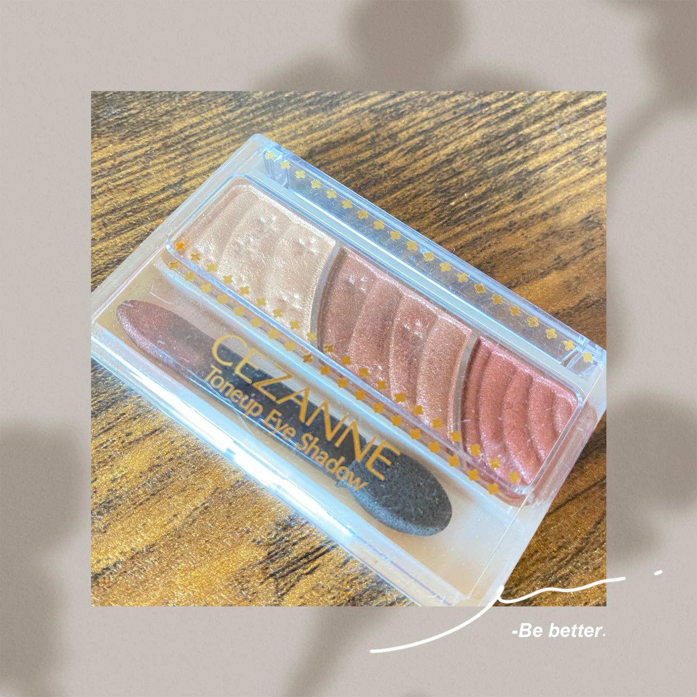 トーンアップアイシャドウ/CEZANNE/アイシャドウパレットを使ったクチコミ(1枚目)