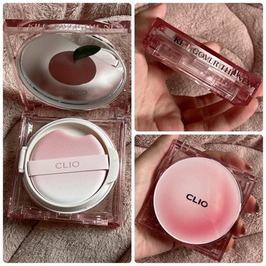 CLIO キル カバー ザ ニュー ファンウェア クッションのクチコミ「気になっていたCLIOクッション♡
評価高くて限定パケ狙いで購入🙂‍↔️💕

☺︎ CLIO
.....」（2枚目）