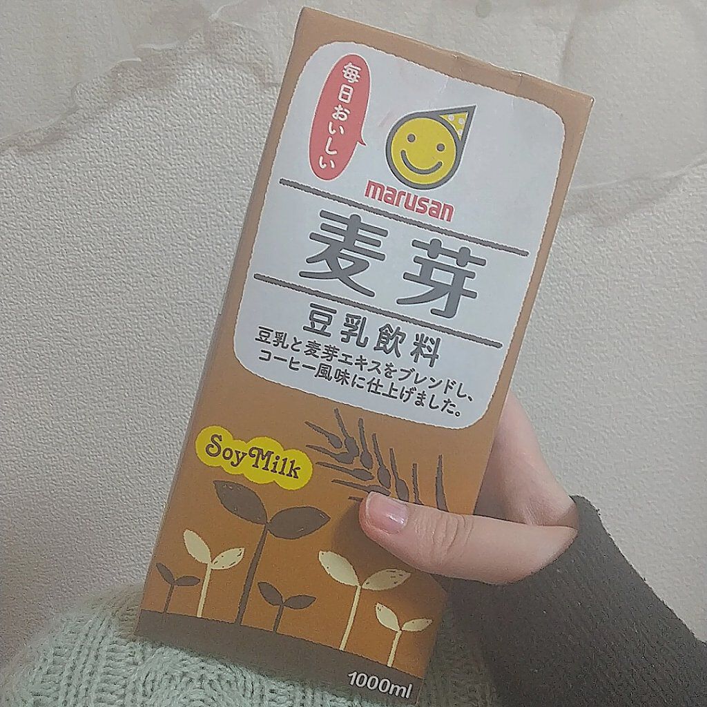 麦芽豆乳/マルサン/豆乳飲料を使ったクチコミ（1枚目）