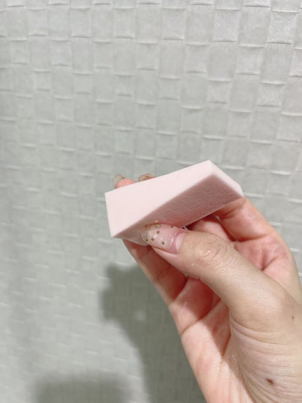 メイクアップスポンジ(バリューパック ウェッジ型 30個)/DAISO/パフ・スポンジを使ったクチコミ(5枚目)