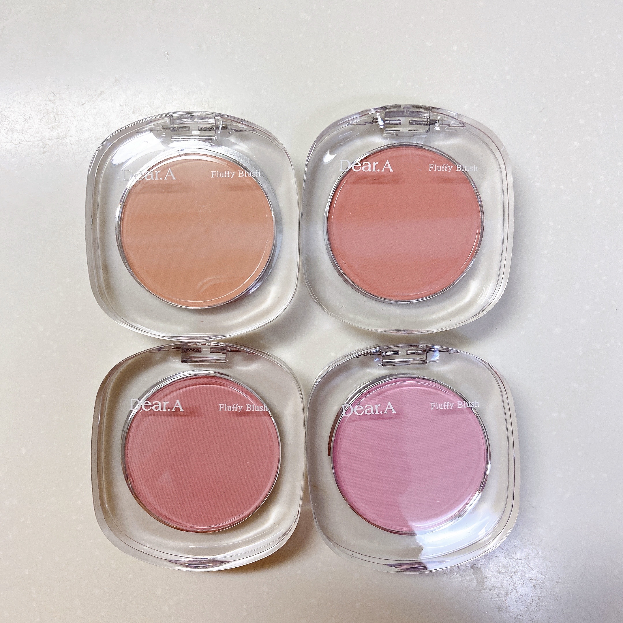フラッフィーブラッシュ 01 アプリコットクリーム/Dear.A/パウダーチークを使ったクチコミ（2枚目）