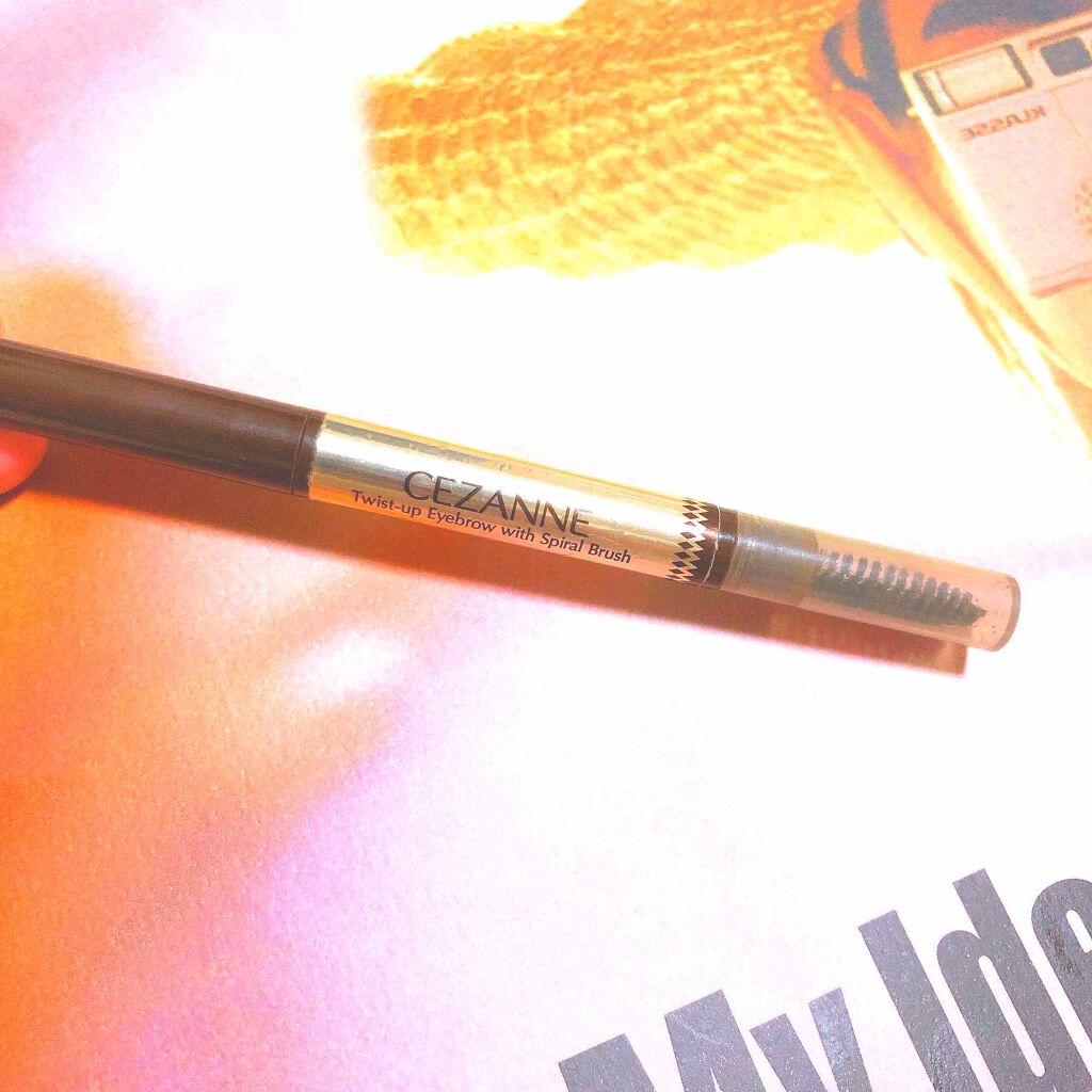 ブラシ付きアイブロウ繰り出し/CEZANNE/アイブロウペンシルを使ったクチコミ（1枚目）