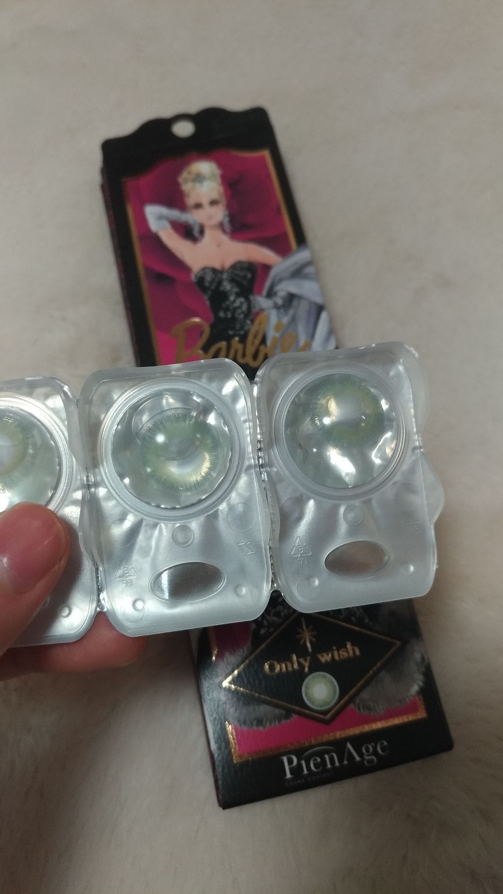 バービー by ピエナージュ/PienAge/カラーコンタクトレンズを使ったクチコミ（1枚目）