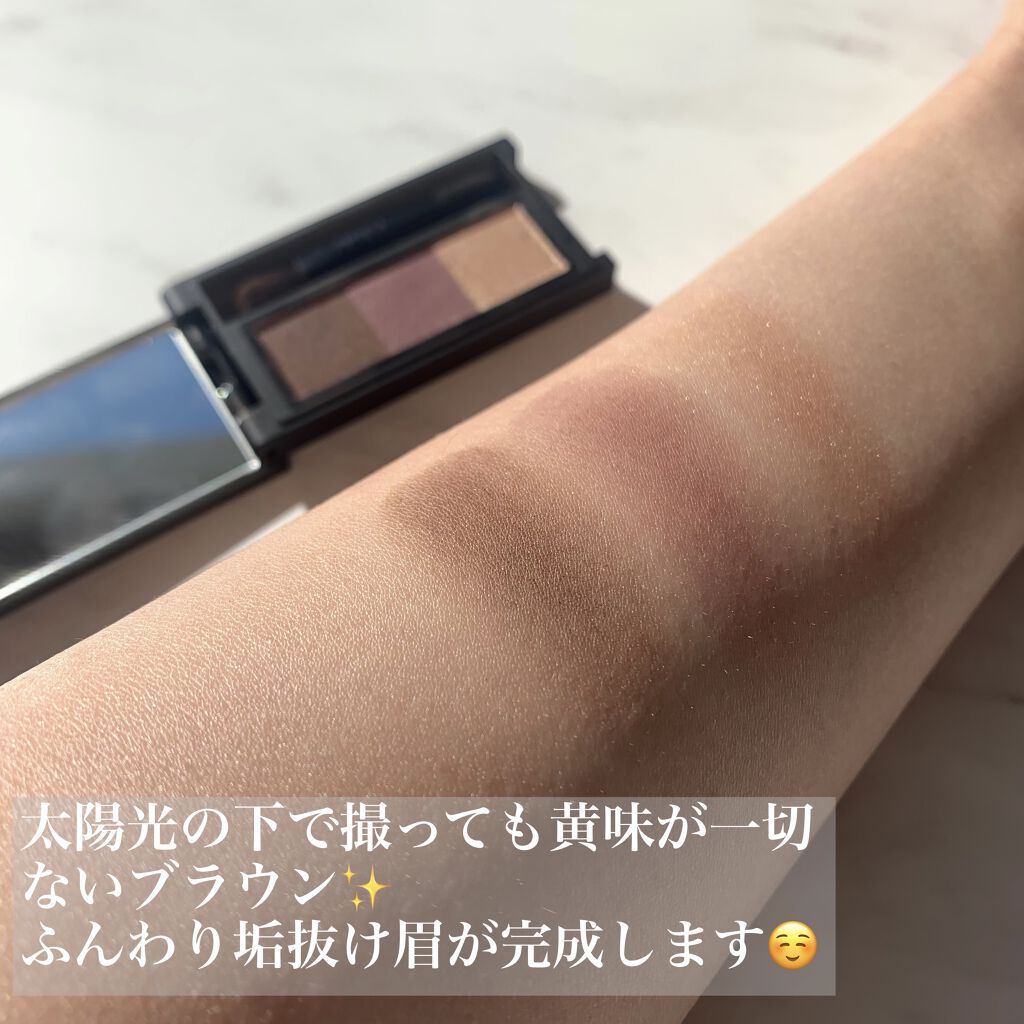 セルヴォーク インディケイトアイブロウパウダー/Celvoke/パウダーアイブロウを使ったクチコミ（2枚目）