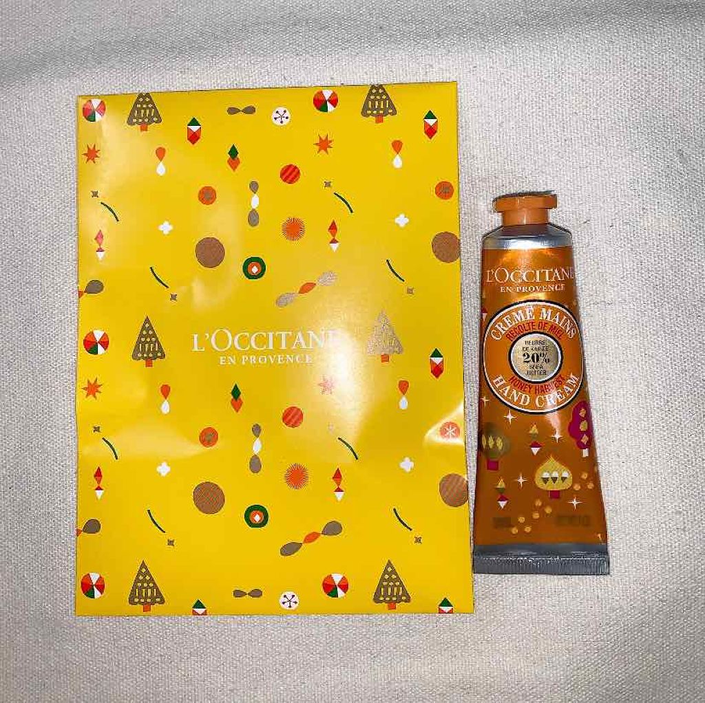 ハニーハイヴ シア ハンドクリーム/L'OCCITANE/ハンドクリームを使ったクチコミ（1枚目）