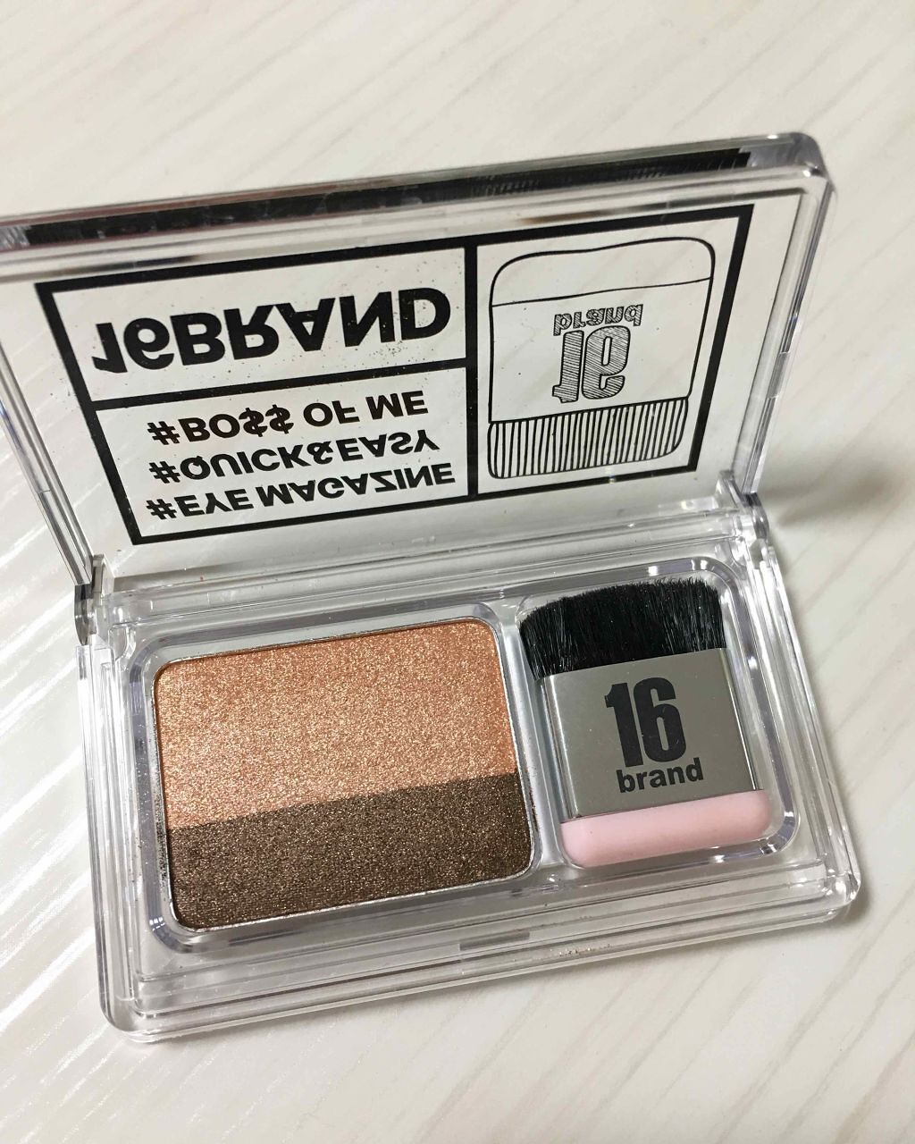 16 EYE MAGAZINE/16BRAND/アイシャドウパレットを使ったクチコミ(3枚目)