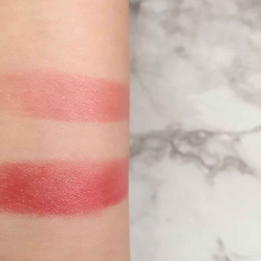 モイスチャーリップスティック グロウ 03 サンセットオレンジ/UNMIX/口紅を使ったクチコミ（2枚目）