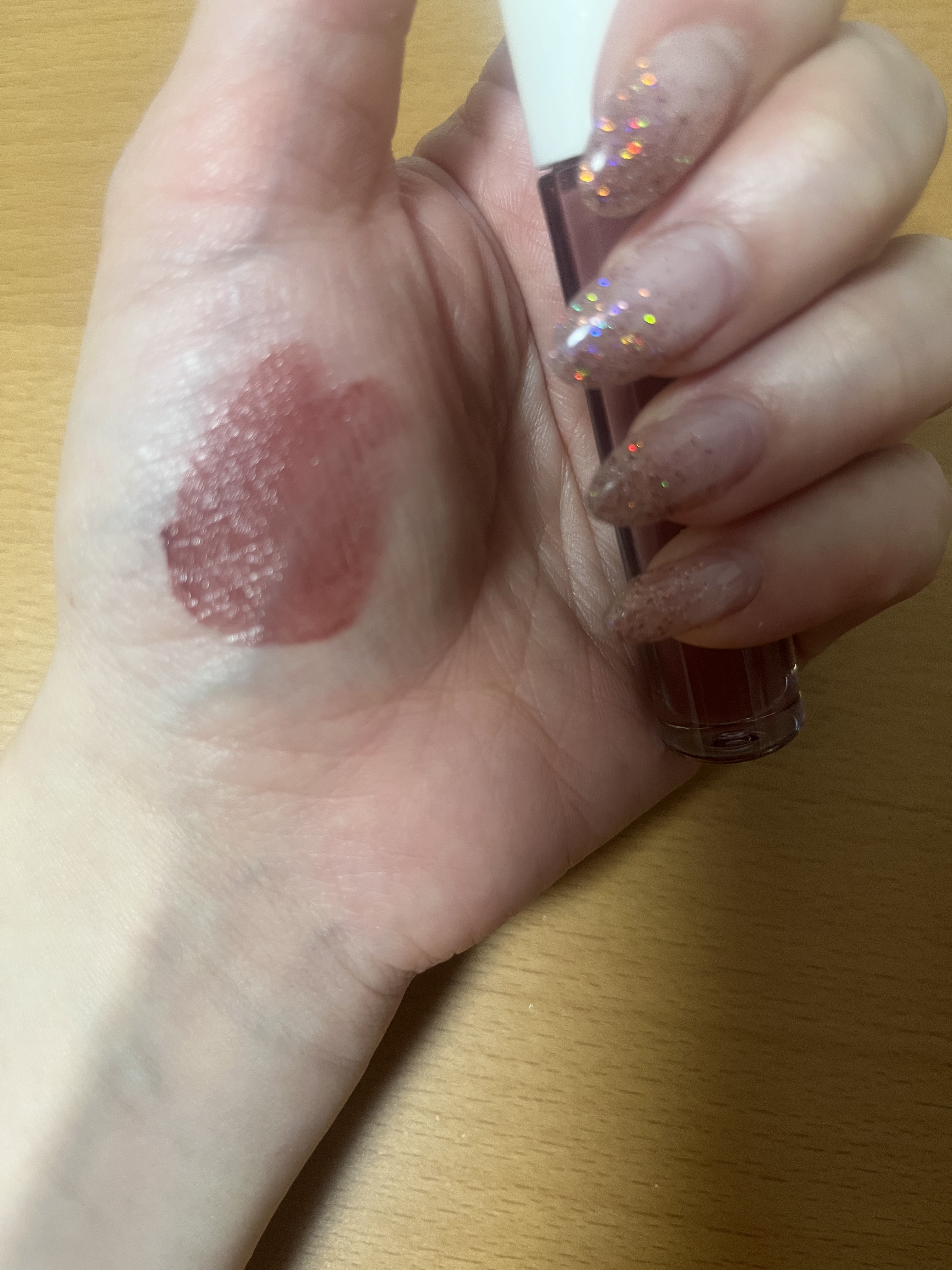 カラーフォーミーリップティント 05 アンティークローズ/myroink/リップティントを使ったクチコミ（3枚目）