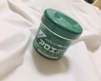 アロエスキンクリーム 100g/DAISO/フェイスクリームを使ったクチコミ(2枚目)