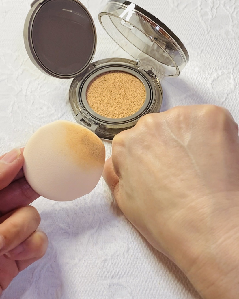 ブラーカバークッション/LUNA/クッションファンデーションを使ったクチコミ（3枚目）