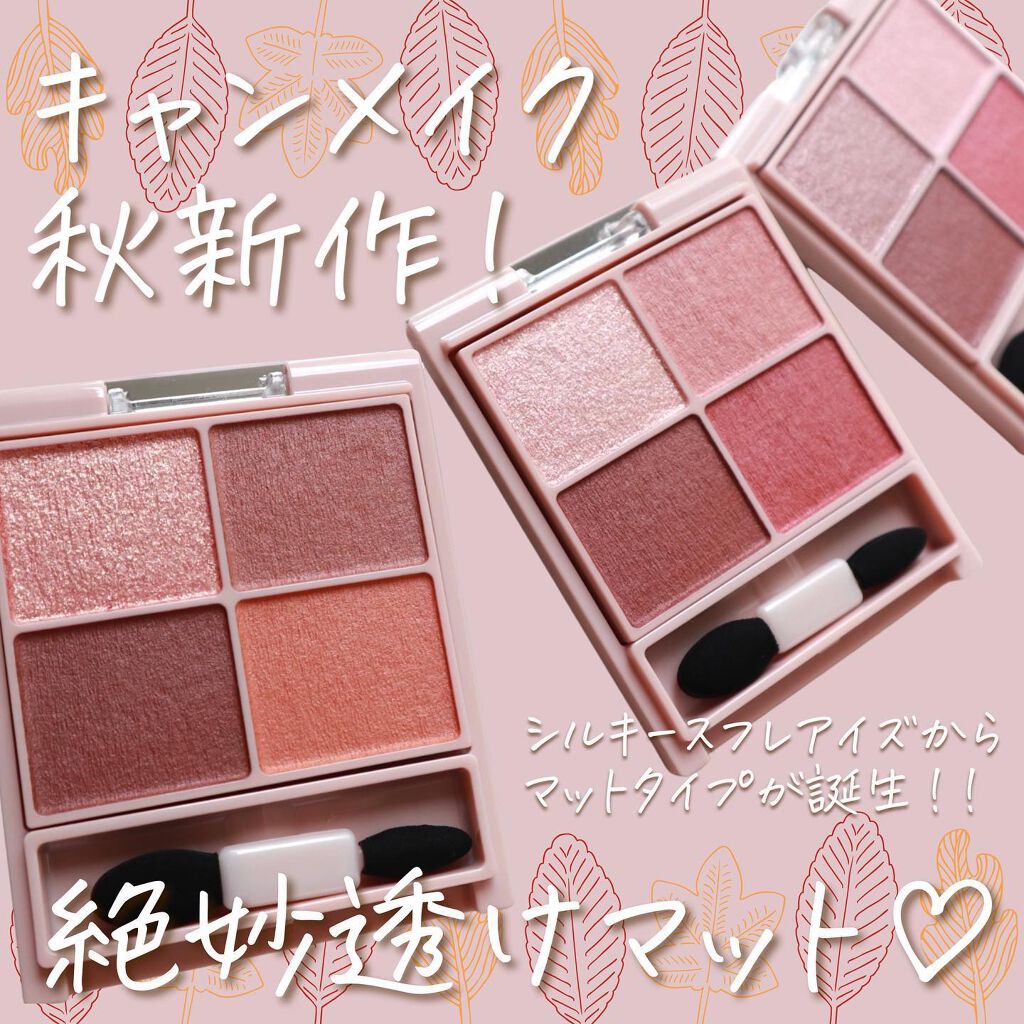 シルキースフレアイズ（マットタイプ）/キャンメイク/アイシャドウパレットを使ったクチコミ（1枚目）