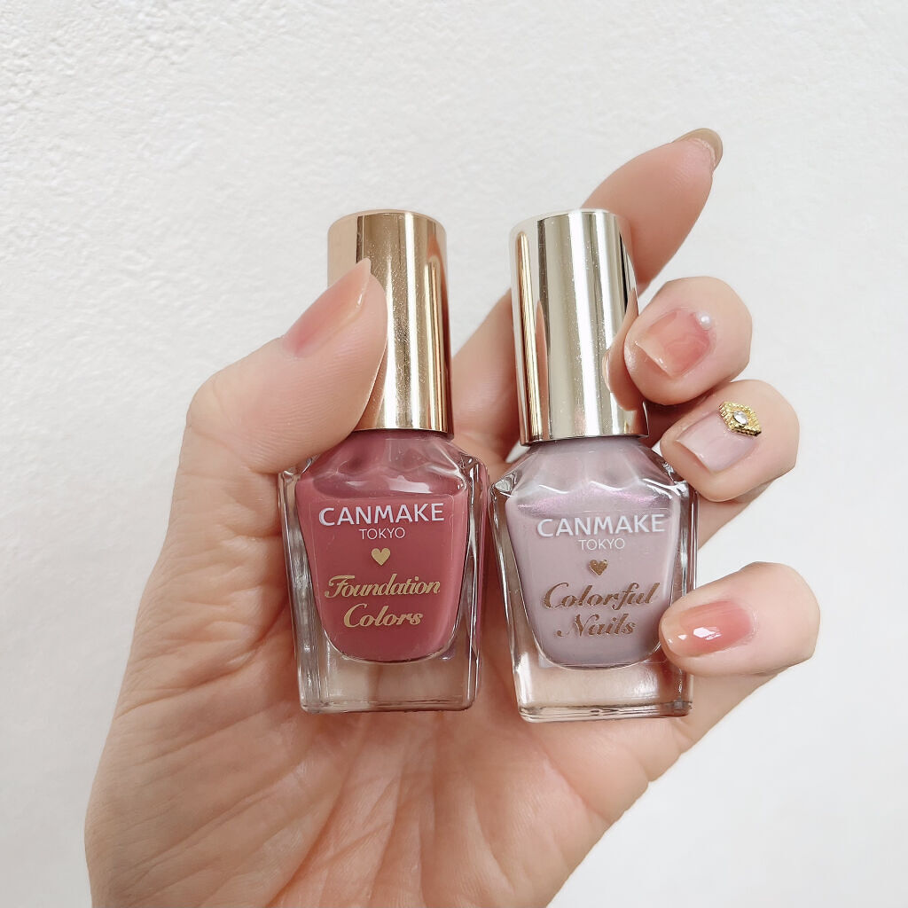 ファンデーションカラーズ/キャンメイク/マニキュアを使ったクチコミ（2枚目）