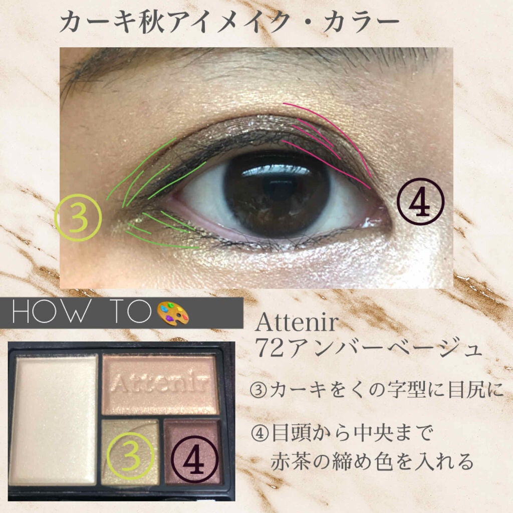 リフトディファインアイズ/アテニア/アイシャドウパレットを使ったクチコミ(2枚目)