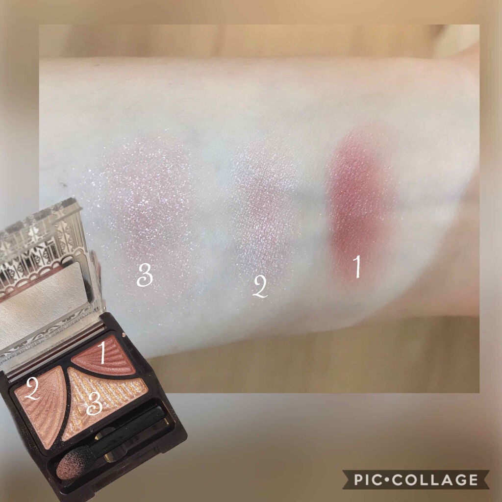 ジューシーピュアアイズ/キャンメイク/アイシャドウパレットを使ったクチコミ(3枚目)