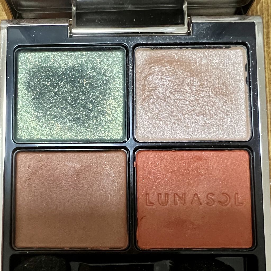 アイカラーレーション 04 Terracotta Roof（販売終了）/LUNASOL/アイシャドウパレットを使ったクチコミ（2枚目）
