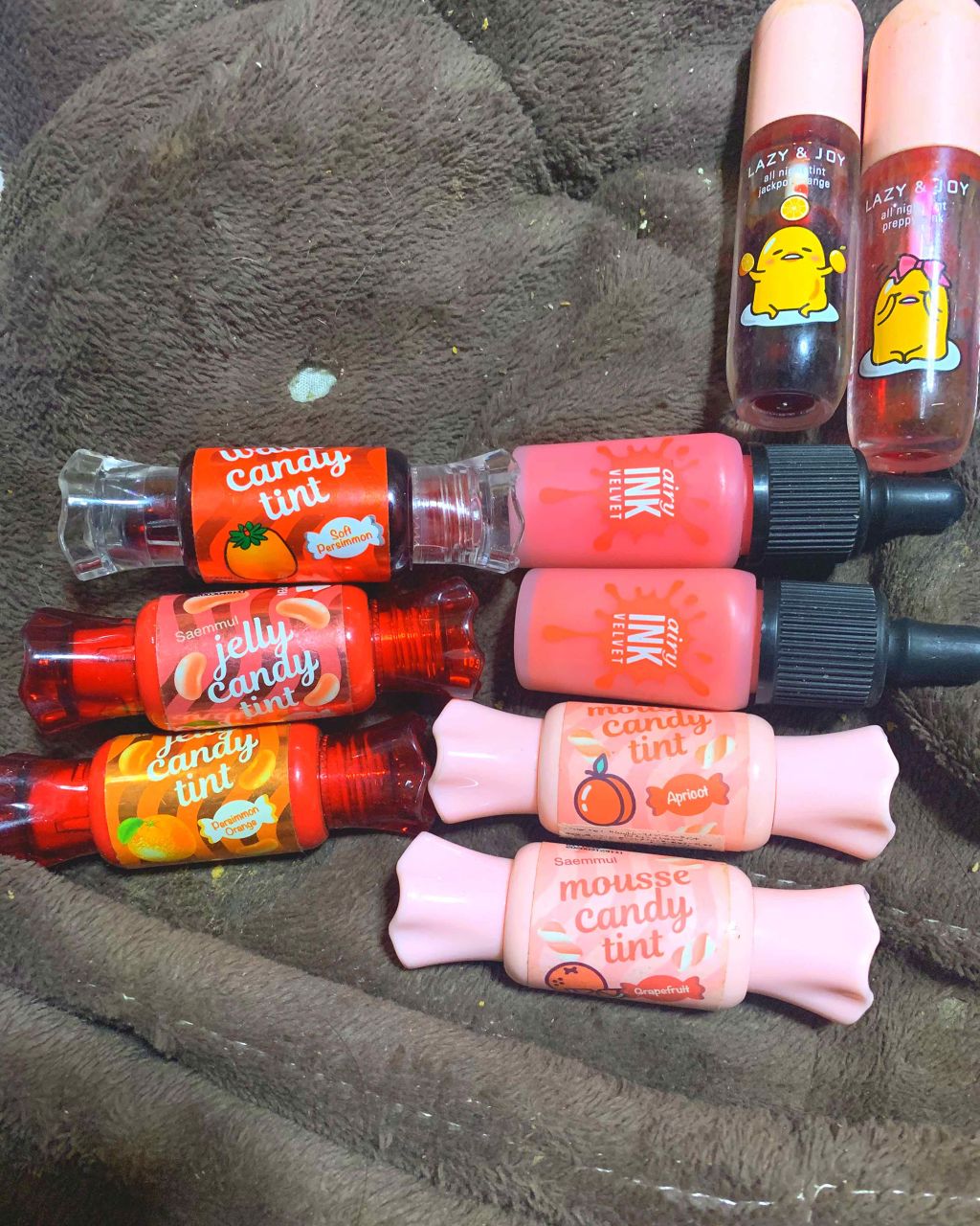 LAZY&JOY オールナイトティント ぐでたまエディション/HOLIKA HOLIKA/リップグロスを使ったクチコミ(1枚目)